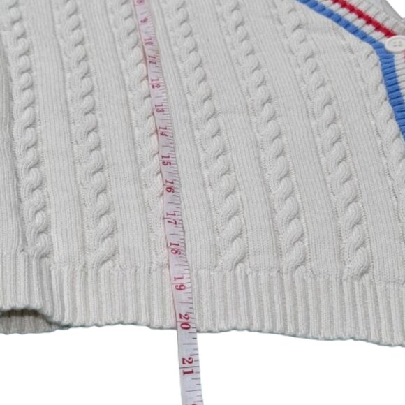 Prince x Target Pickleball Tennis Preppy Cable Knit Women's Cardigan (Size XXL) - Picture 13 of 14